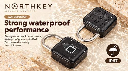 NorthKey SY12 smart padlock waterproof design in water