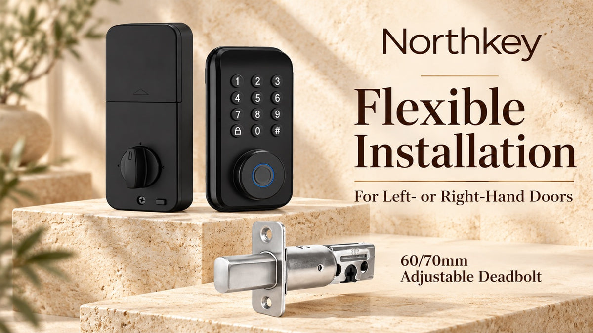 NorthKey WX02 Smart Deadbolt – WiFi Fingerprint Keyless Entry