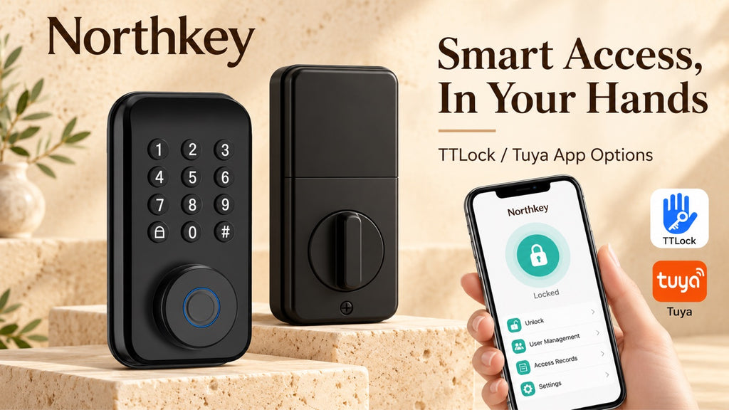 NorthKey WX02 Smart Deadbolt – WiFi Fingerprint Keyless Entry