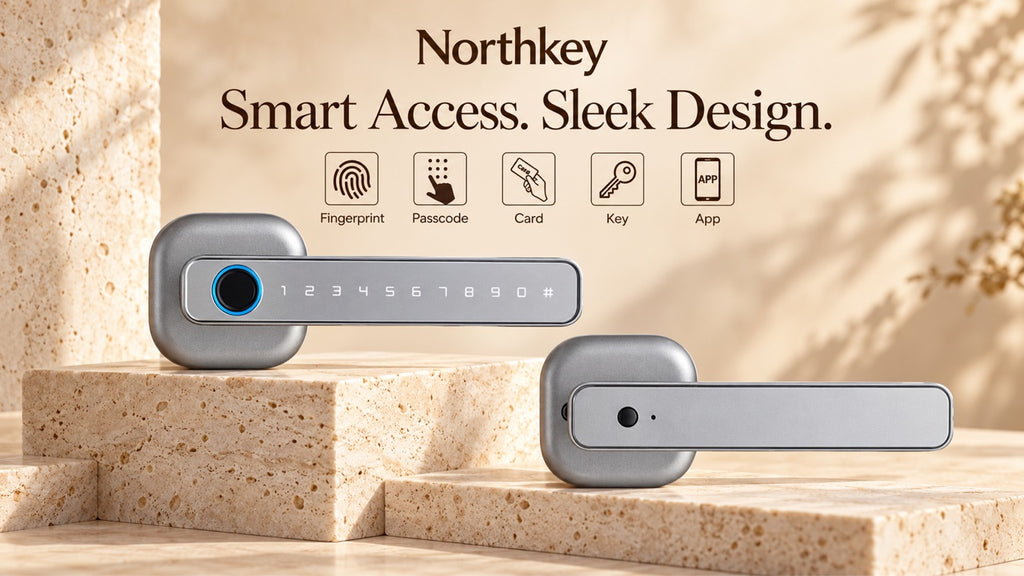 NorthKey WF19 Smart Lever Lock – Fingerprint Keyless Entry