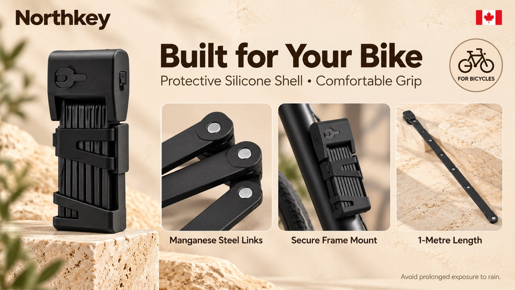 NorthKey WZ01 Smart Bike Lock – Fingerprint Folding Lock