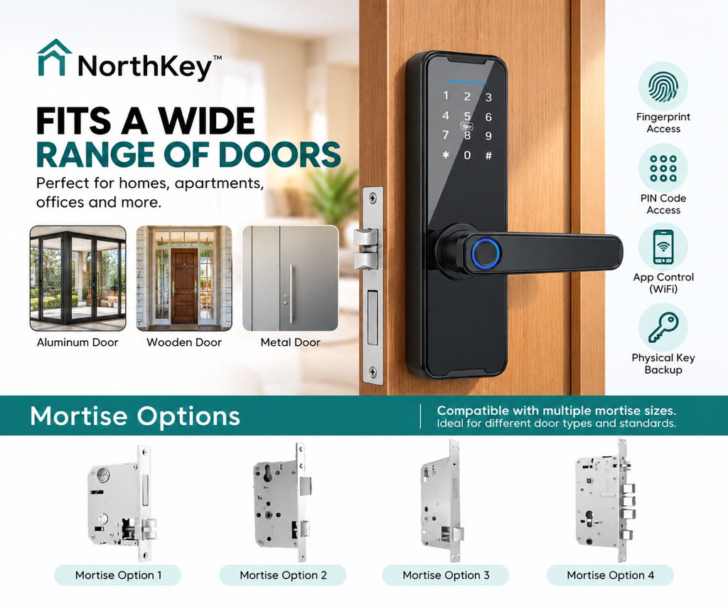 NorthKey WF11 front and back views with quality testing highlights