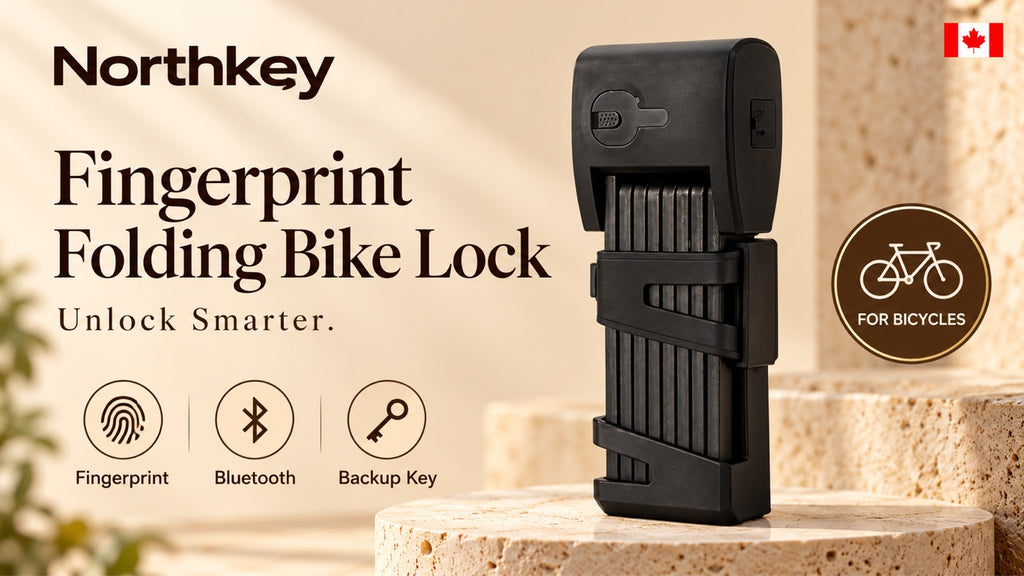 NorthKey WZ01 Smart Bike Lock – Fingerprint Folding Lock