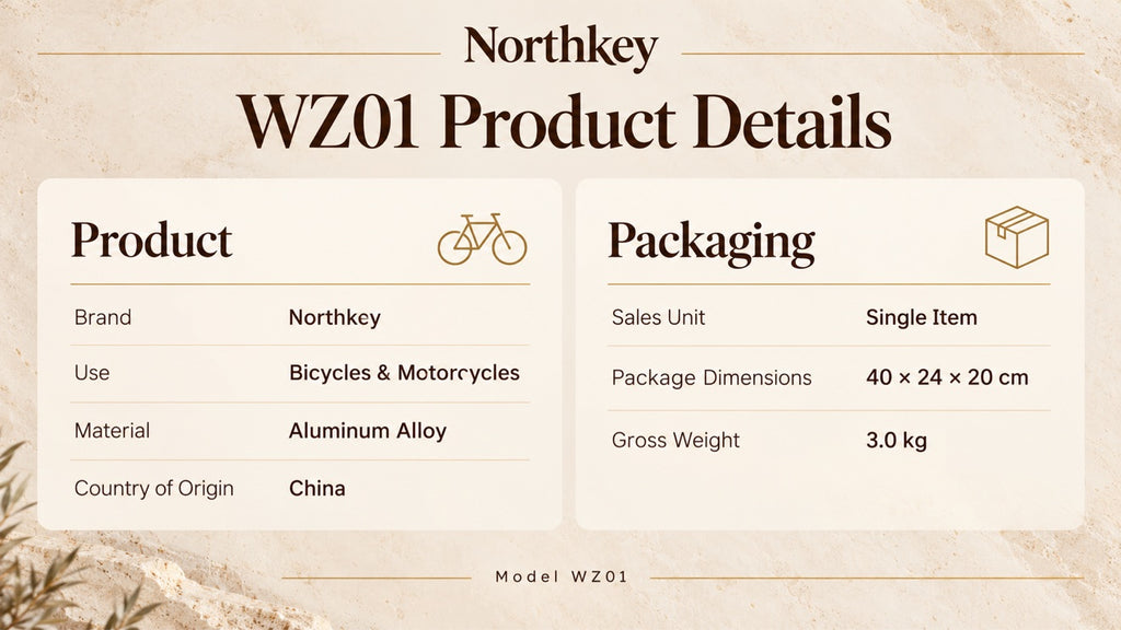 NorthKey WZ01 Smart Bike Lock – Fingerprint Folding Lock