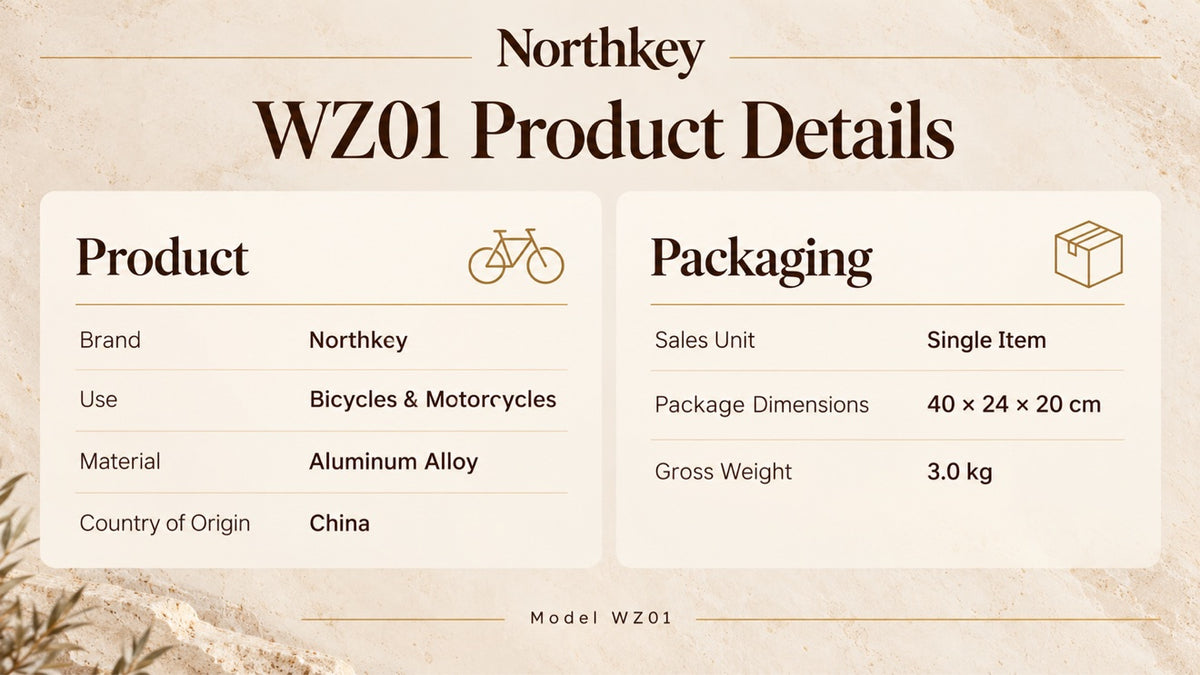 NorthKey WZ01 Smart Bike Lock – Fingerprint Folding Lock
