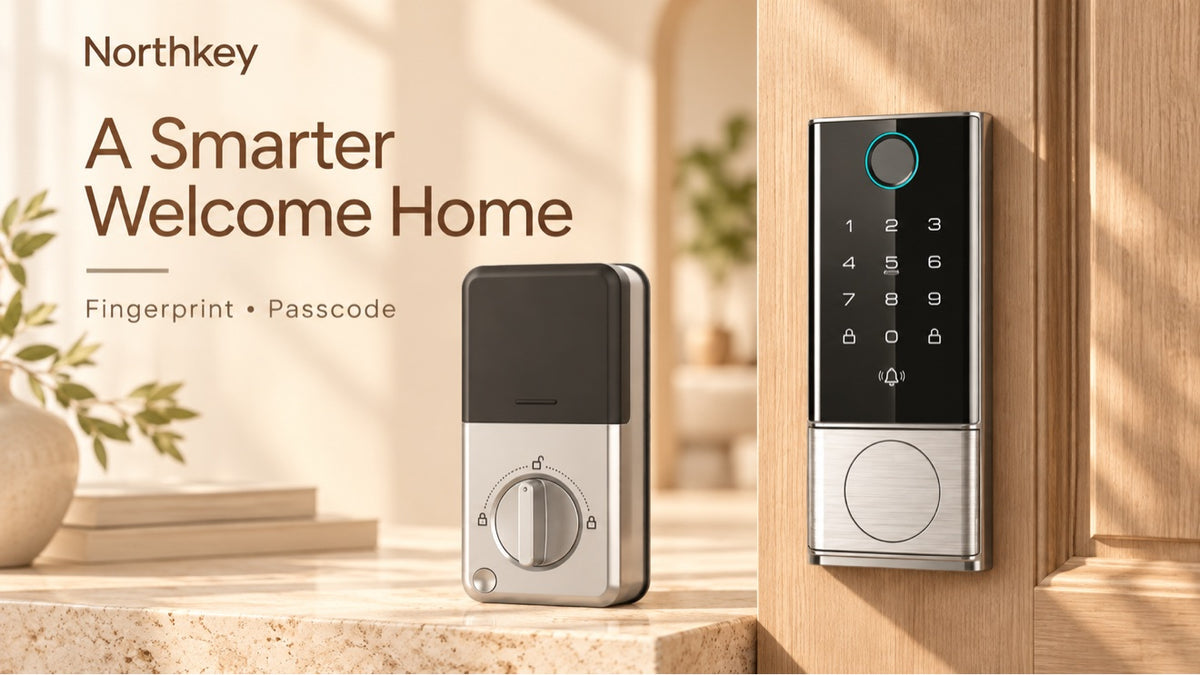 NorthKey WX07 Smart Deadbolt – WiFi Fingerprint Keyless Entry Door Lock