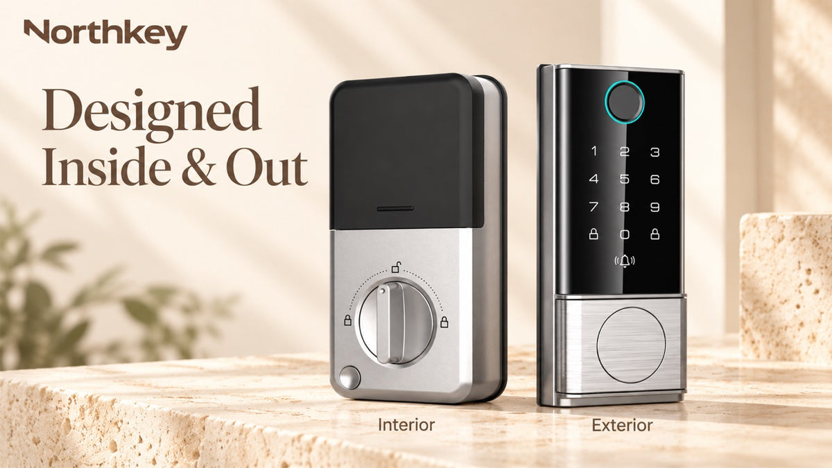 NorthKey WX07 Smart Deadbolt – WiFi Fingerprint Keyless Entry Door Lock