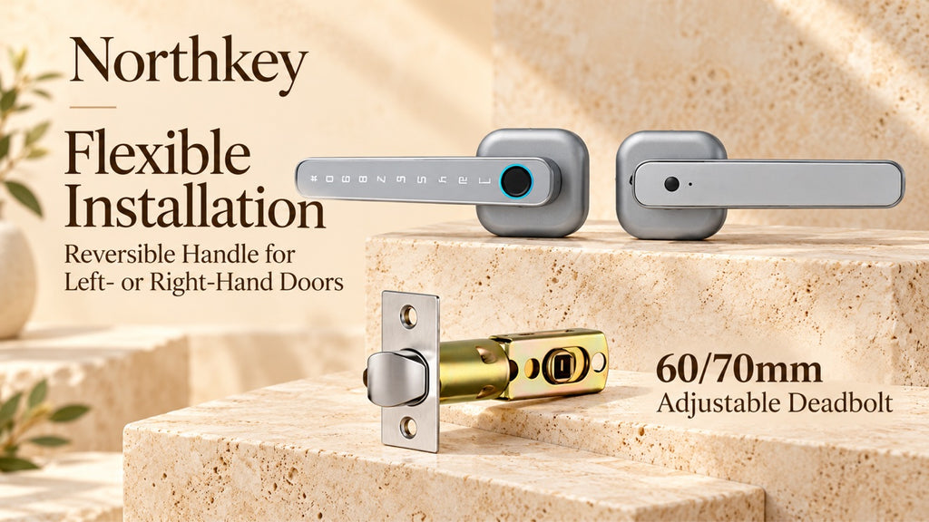 NorthKey WF19 Smart Lever Lock – Fingerprint Keyless Entry