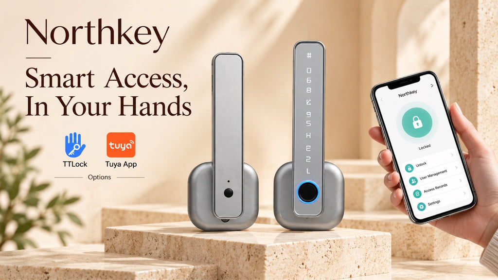 NorthKey WF19 Smart Lever Lock – Fingerprint Keyless Entry