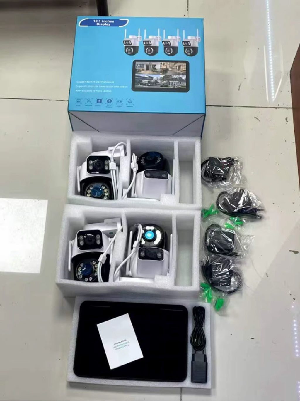 NorthKey 4-Camera Security System – 6MP WiFi PTZ Cameras