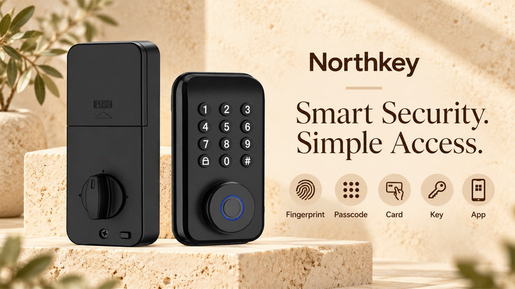 NorthKey WX02 Smart Deadbolt – WiFi Fingerprint Keyless Entry