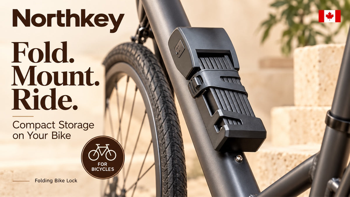 NorthKey WZ01 Smart Bike Lock – Fingerprint Folding Lock