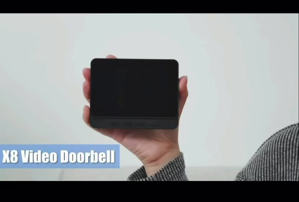 NorthKey X8 Smart Wireless Video Doorbell – 1080p with 4.3" Indoor Monitor